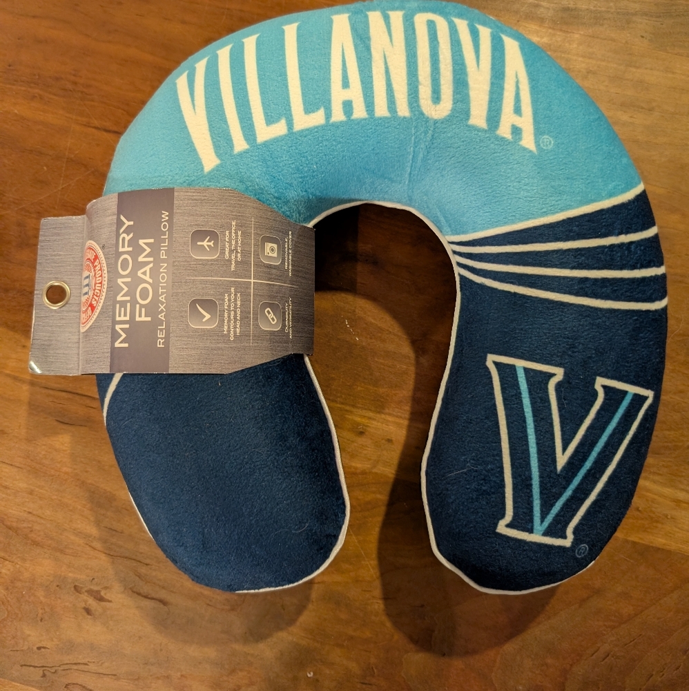 Villanova University Memory Foam Travel Pillow